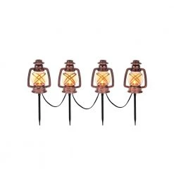 Home Accents Holiday Flickering Light Lantern (Set Of 4) Halloween Lights